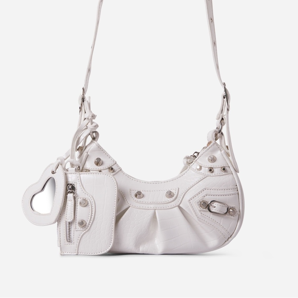 EgoShoes Cagole Shoulder Bag in White